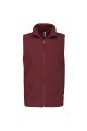 Heren Fleece Bodywarmer Kariban Luca K913 WINE
